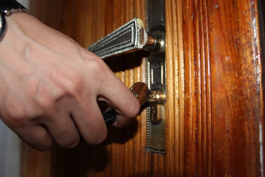 Residential deadbolt installation in Los Angeles